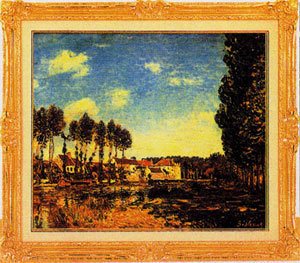 複製絵画 D-9 / モレ＝ロワンの海岸 - 相生市立図書館