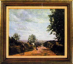 複製絵画 D-3 / セーブルの田舎道 - 相生市立図書館